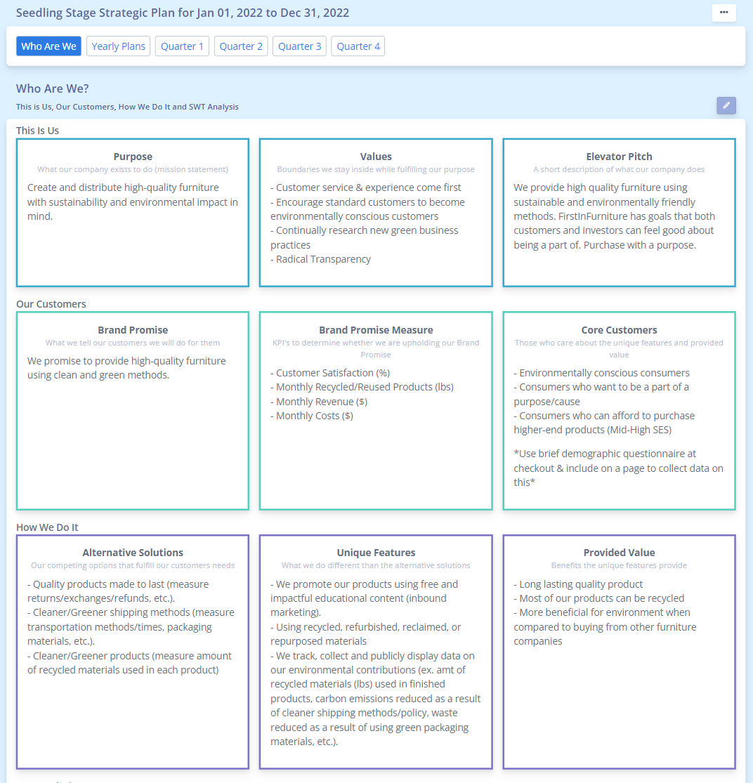 screenshot of Business Base